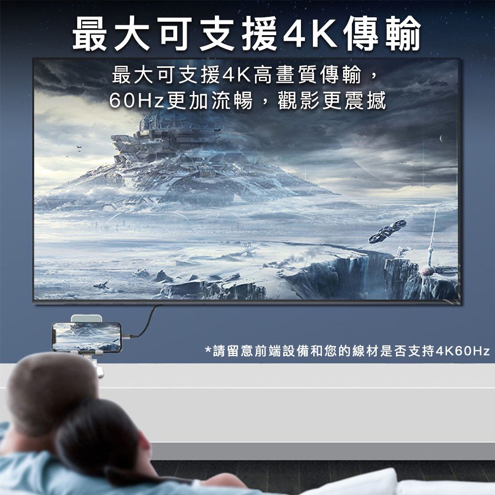 MoZuo 魔宙 新版Type-c母轉Displayport 4K 60Hz 100W影音轉接頭