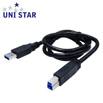 UNI STAR USB 3.0 A公-B公 80cm(CVW-U3BABPP080)