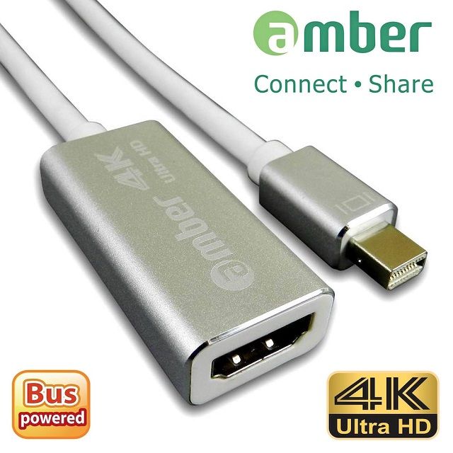 amber Adapter mini DisplayPort to HDMI Thunderbolt to HDMI mini