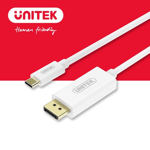 UNITEK 優越者 Type-C 轉 DisplayPort 4K高清轉接線  180cm  (Y-V400AWH)