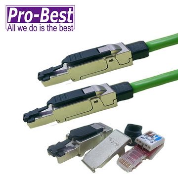 Pro-Best 柏旭佳  C6A FTP 網路接頭 金屬遮蔽外殼
