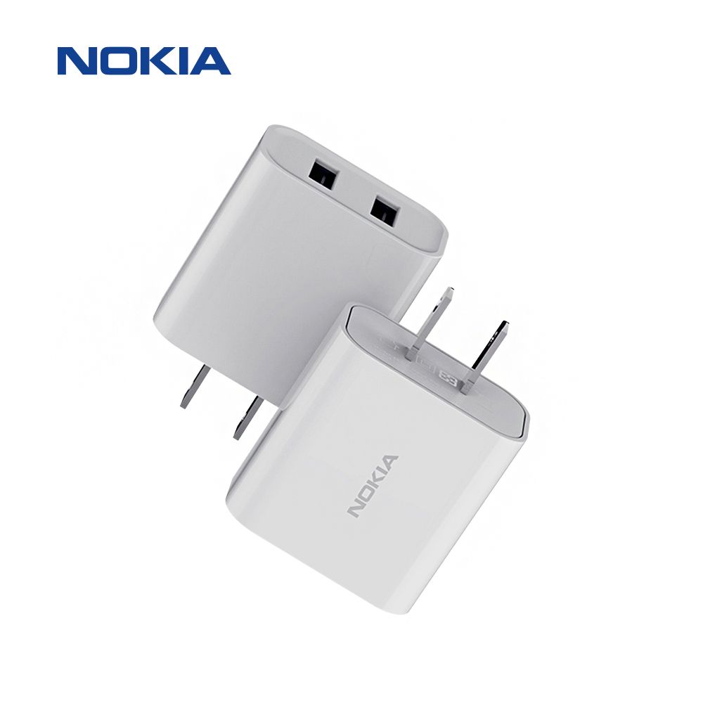 Nokia 諾基亞    17W  2.4A 雙USB 快速充電器 E6310