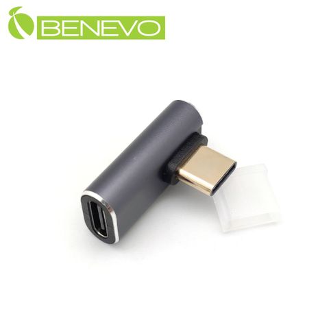 BENEVO側彎型 USB4 Type-C 40Gbps 公對母轉接頭 (BUSB4CMFHS)