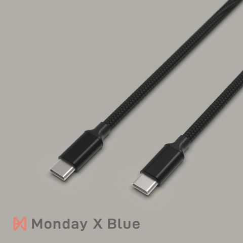 Monday X Blue 1.2M Type-c to Type-C充電線