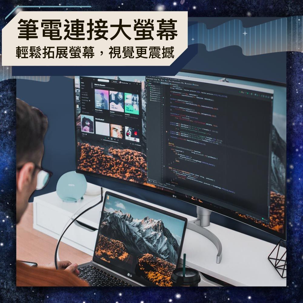 Bravo-u  USB轉HDMI 支援鏡像/擴展模式 免驅動轉接器