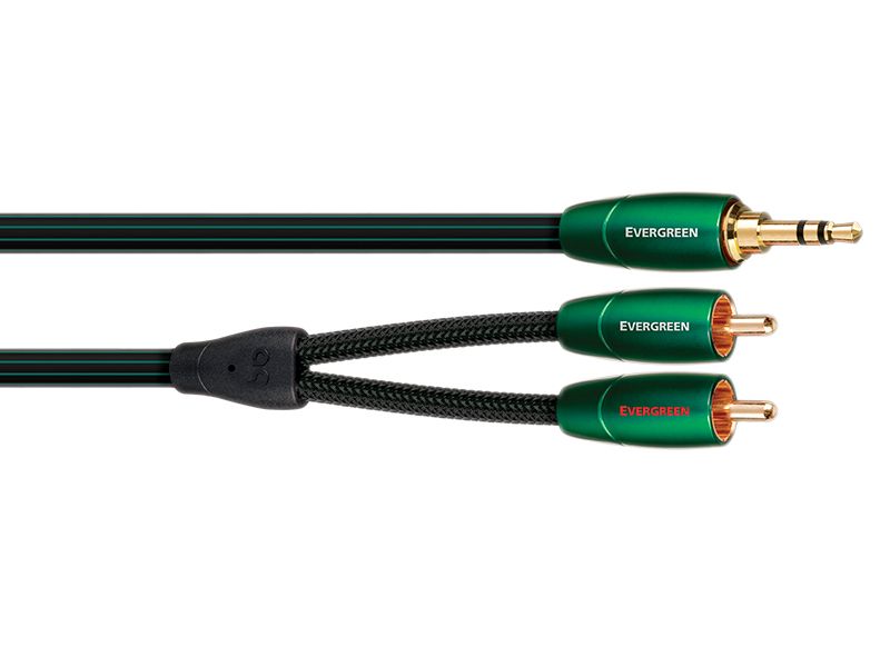 美國線聖Audioquest Evergreen (3.5mm-RCA) 訊號線1.0M - PChome 24h購物