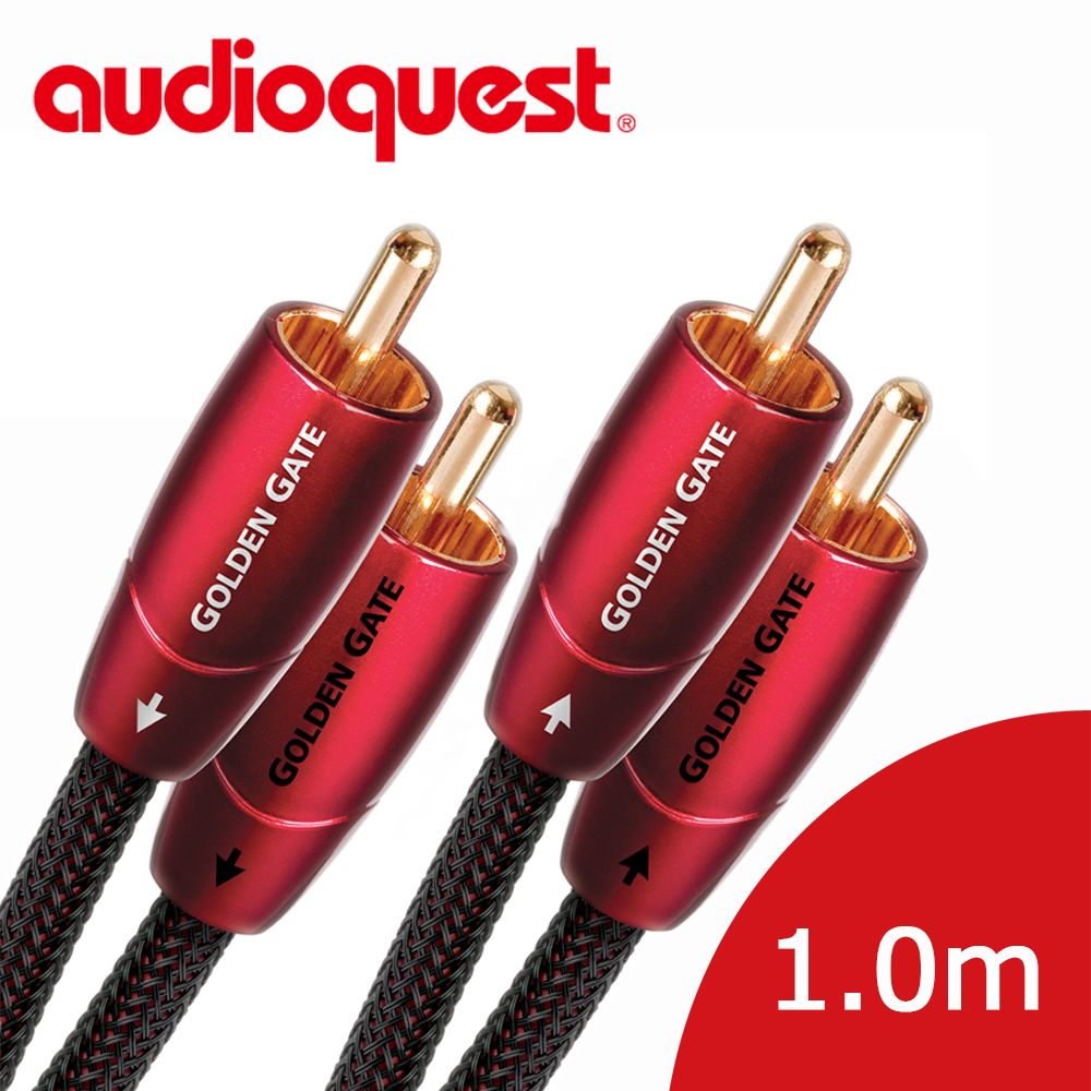 美國線聖Audioquest Golden Gate (RCA to RCA) 訊號線1.0M - PChome