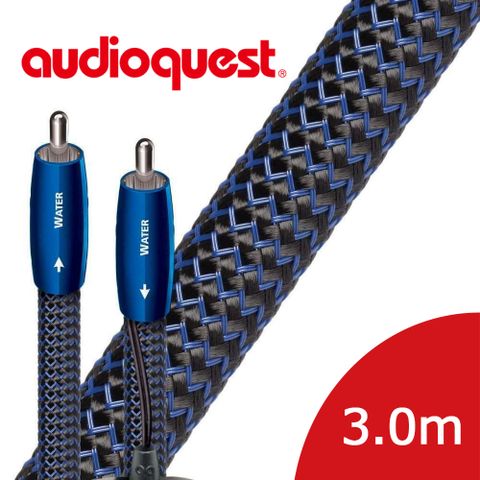【福利品】美國線聖 Audioquest Water 72V DBS 類比訊號線(3.0m)