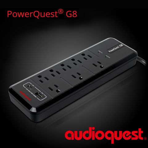★您最實惠的電源投資美國線聖Audioquest 電源濾波排插POWERQUEST G8