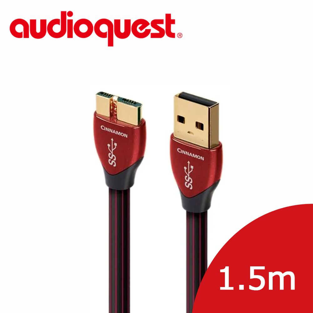 Audioquest 線聖 美國  USB-Digital Audio 3.0 Cinnamon 傳輸線 (AMicro) 1.5M