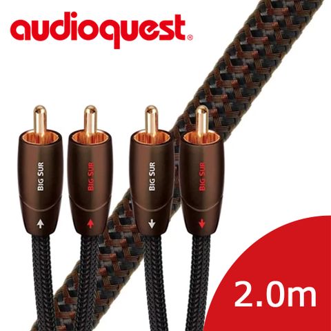 Audioquest 線聖 美國  BIG SUR (RCA-RCA) 音源訊號線 2.0m