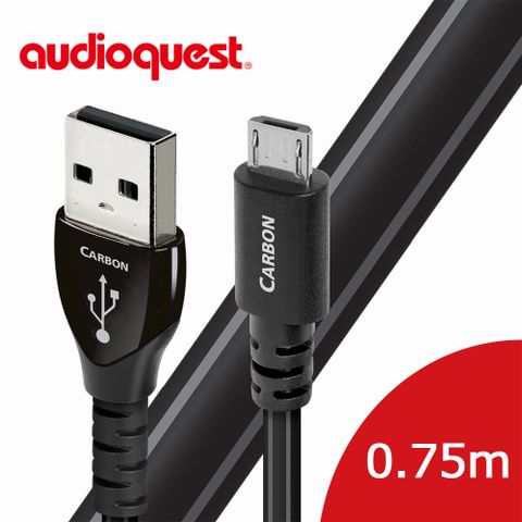 Audioquest 線聖 美國 USB-Digital Audio Carbon 傳輸線 (A-Micro) 0.75M