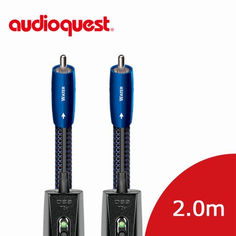 Audioquest 線聖 美國 Water 72V DBS 類比訊號線 RCA-RCA (2.0m)