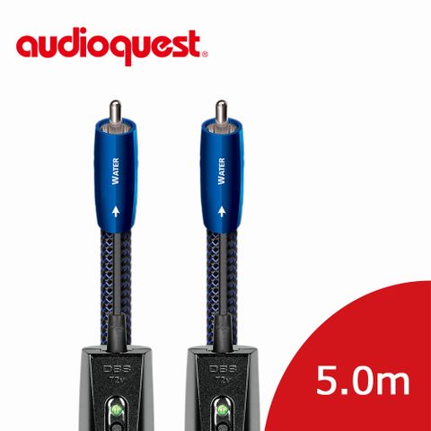 Audioquest 線聖 美國 Water 72V DBS 類比訊號線 RCA-RCA (5.0m)