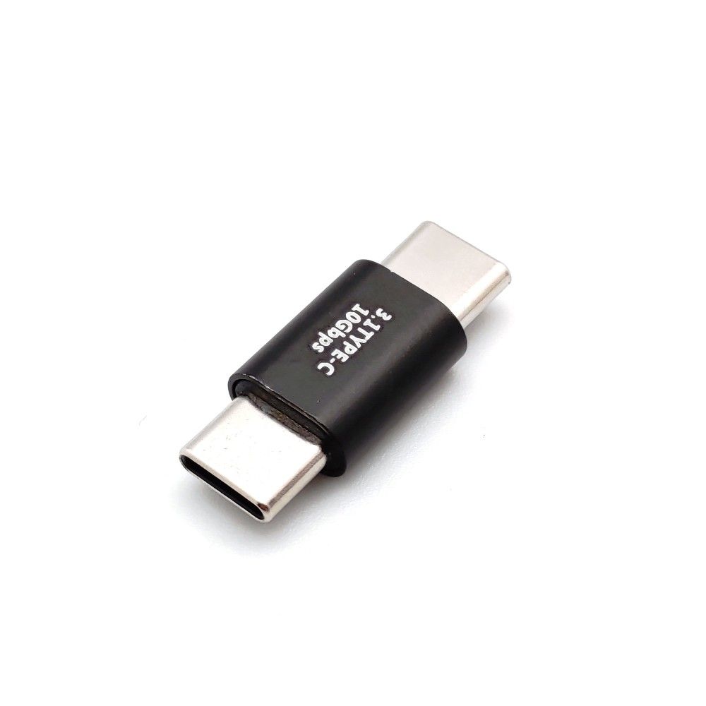  BENEVO鋁合金 USB3.1 Type-C 公對公轉接頭 (BUSB31CMMB)