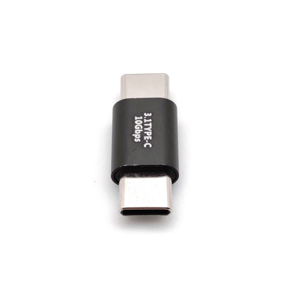  BENEVO鋁合金 USB3.1 Type-C 公對公轉接頭 (BUSB31CMMB)