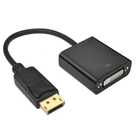 【宅配免運】DisplayPort(公)轉DVI24+5(母)轉接線DP to DVI 15cm(DV-32)