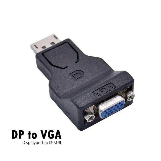  【宅配免運】DisplayPort(公)轉 VGA(母)迷你轉接器DP to VGA /DP轉D-Sub