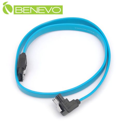 Benevo 單彎型  50cm SATA3.0硬碟數據連接線 (BSATA3050MMD)