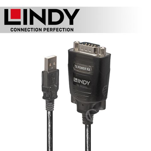 LINDY 林帝 USB2.0 to RS-232 訊號轉接線 1.1M (42686)