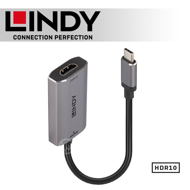 LINDY USB TypeC - HDMI1.4 DVI VGAコンバータ(型番:43297) 上質で快適