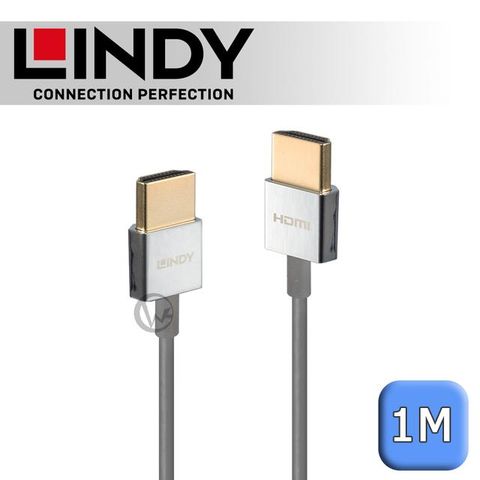 LINDY 林帝 CROMO HDMI 2.1 Type-A 公 to 公 極細傳輸線 1M (36776)