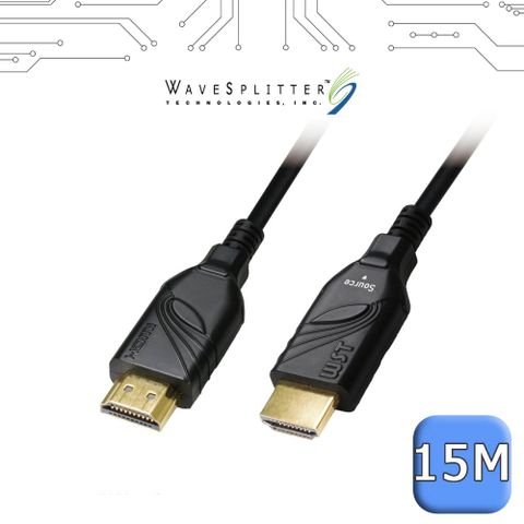 WAVESPLITTER 威世波 HDMI 8K60Hz 光電混合線(15m) (WST-FHH8K015)
