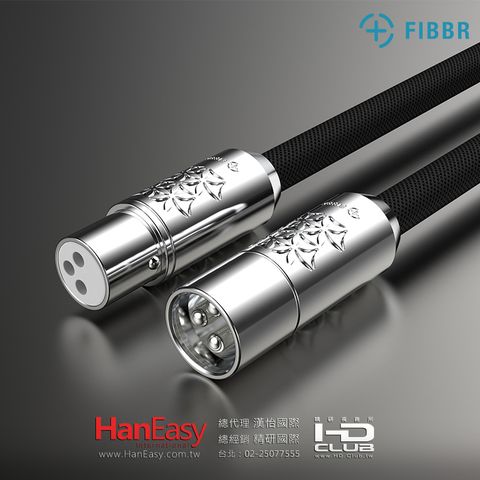 FIBBR Snowflake冰晶系列平衡訊號線1M