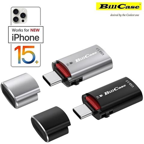 Bill Case 高階 USB 3.0 轉Type-C 二合一迷你TF讀卡機  2色可選