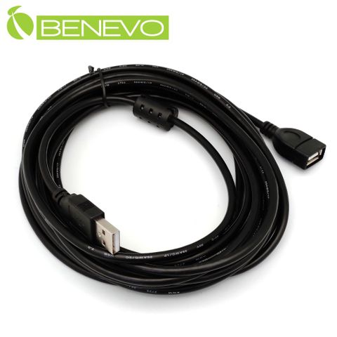 BENEVO 5米 USB2.0 A公-A母 高隔離延長線 (BUSB0500AMFG)