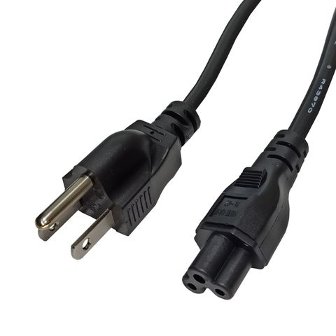【易控王】台規電源線 3米/ 筆電變壓器電源線 / 梅花型電源線標準型 / 米老鼠電源線 (70-029-01)