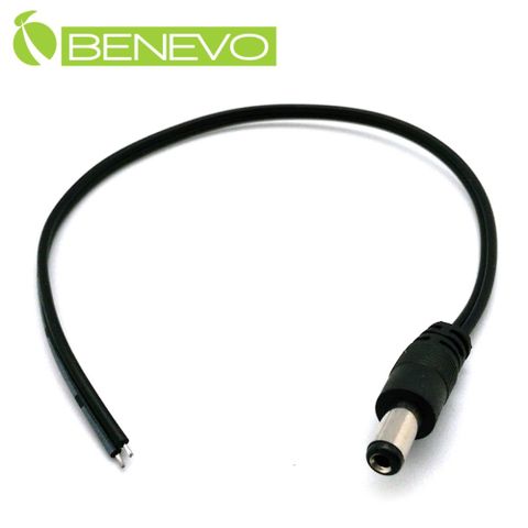 4入組 - BENEVO DC12V電源公頭連接短線(外徑5.5mmx內徑2.1mm) [BPDC12(5.5x2.1)030 x4]