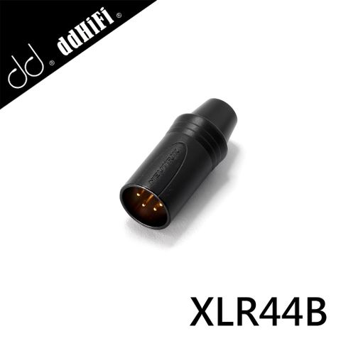 ddHiFi XLR44B 4.4mm平衡(母)轉XLR 4pin(公)轉接頭