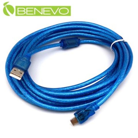 Benevo  5M USB2.0 A公-Micro USB公 高速傳輸連接線 (BUSB0500AMMCBM)