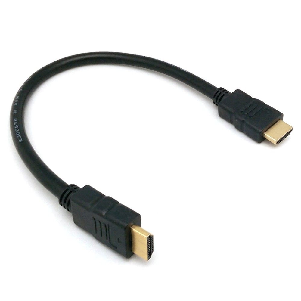 Benevo  30cm 高畫質鍍金接頭HDMI1.4影音連接短線(公對公) (BHDMI4003B)