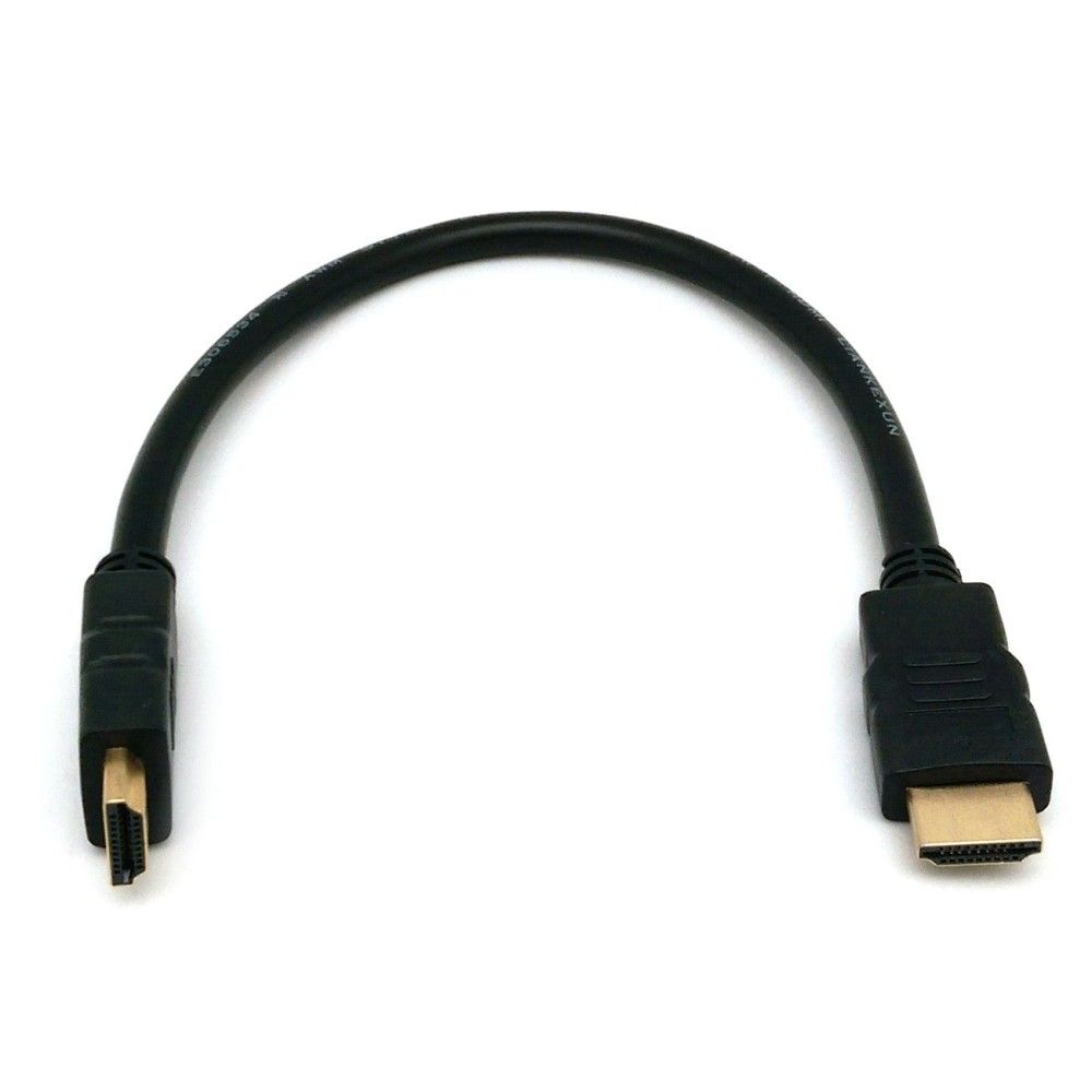 Benevo  30cm 高畫質鍍金接頭HDMI1.4影音連接短線(公對公) (BHDMI4003B)