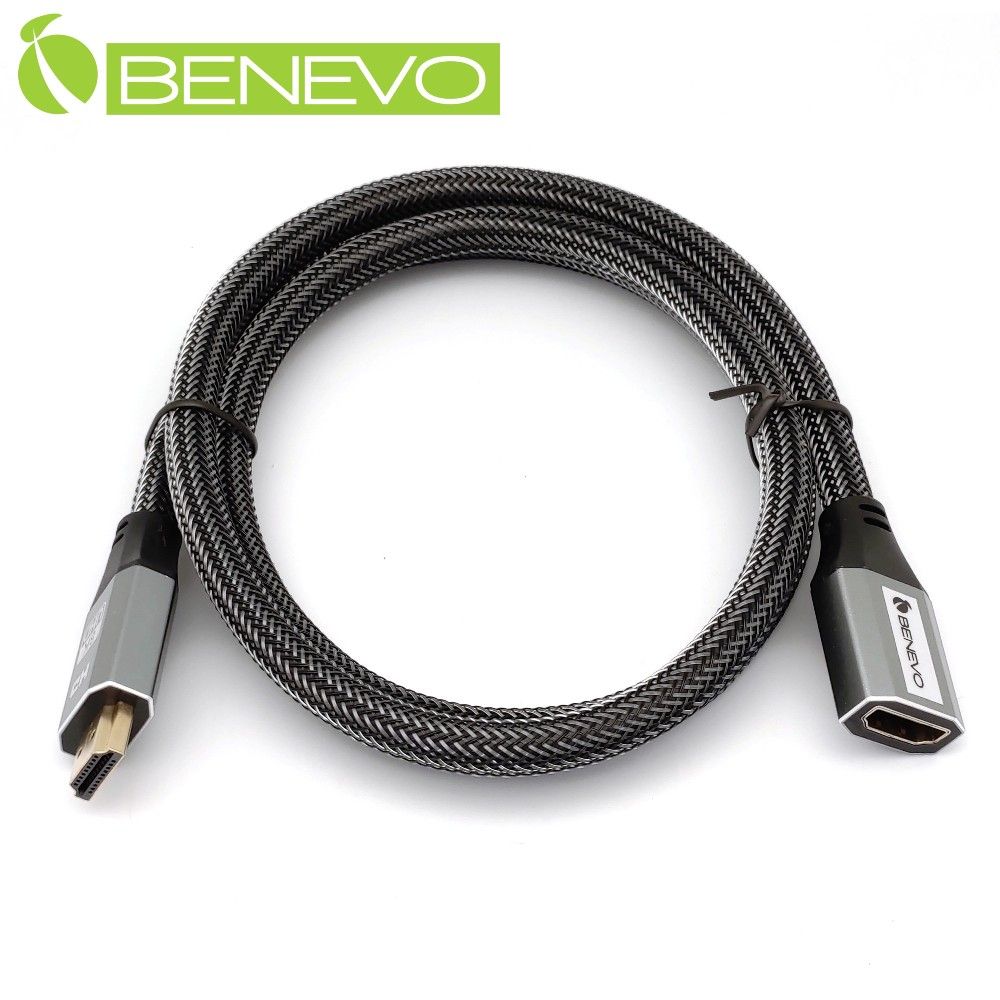 Benevo  8K版 1米 HDMI2.1超高畫質影音延長線(滿芯) (BHDMI8010MF)