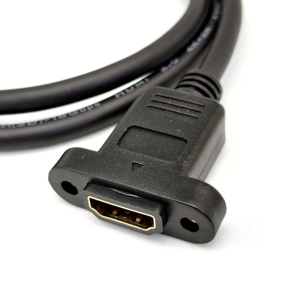 Benevo 可鎖型 80cm 高畫質鍍金接頭HDMI2.0影音延長線 (BHDMI5008MFS可鎖)