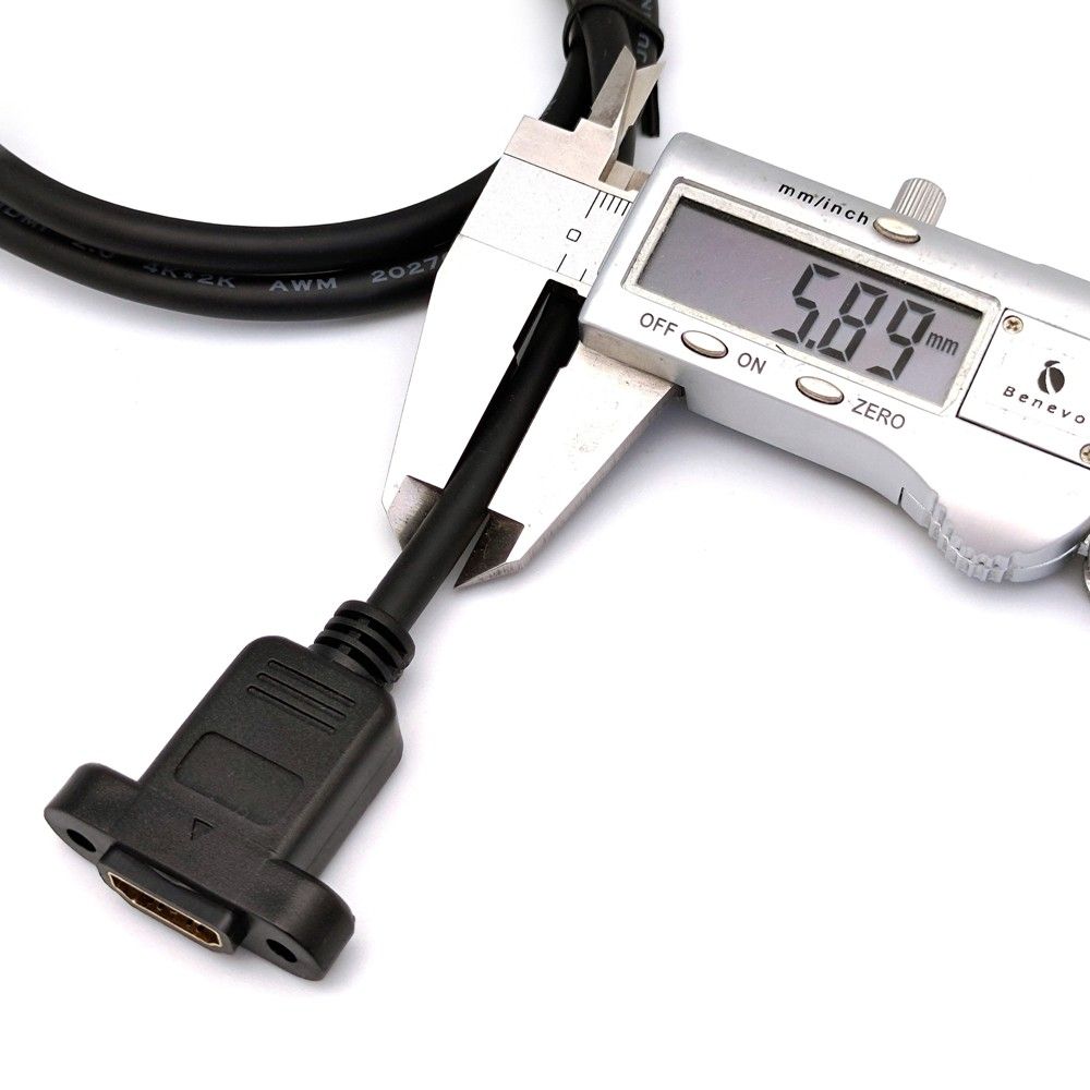 Benevo 可鎖型 80cm 高畫質鍍金接頭HDMI2.0影音延長線 (BHDMI5008MFS可鎖)