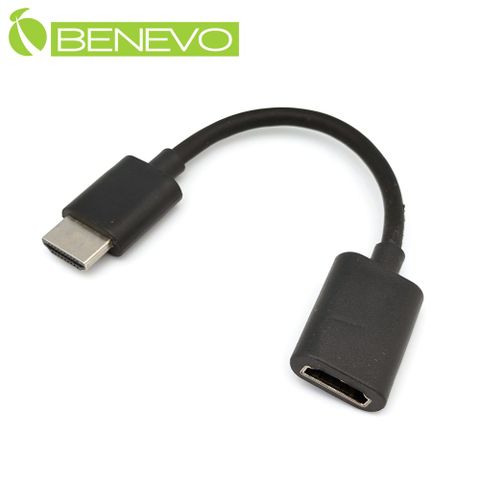 Benevo 15cm 高畫質鍍金接頭HDMI2.0影音延長線 (BHDMI5002MF)