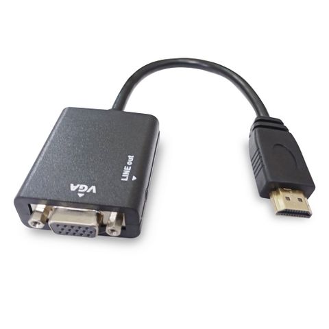 【HV01】高清HDMI轉VGA + Audio 轉換器