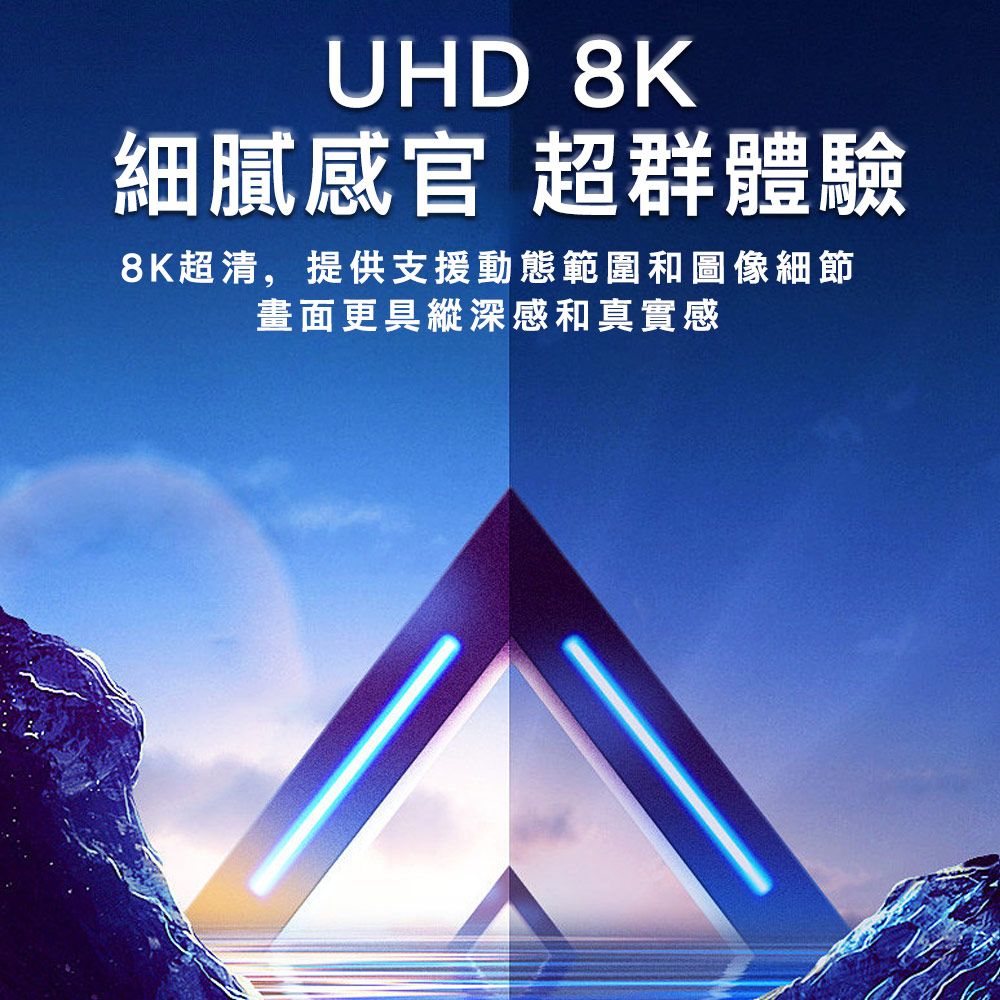 MoZuo 魔宙 升級2.1版本 8K超高畫質 隨身帶著走可支援Mini HDMI公 轉 HDMI母 規格 8K 60Hz相機轉接頭