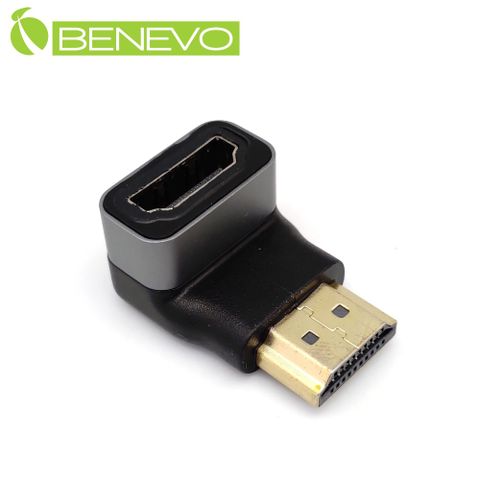BENEVO下彎型 4K HDMI2.0公對母轉接頭 (BHDMIANGLDS)