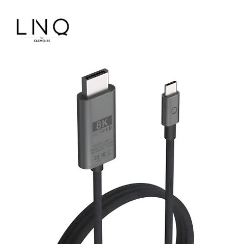 LINQ 8K /60Hz UHD USB-C to DisplayPort 超高清影音傳輸線  8K/60Hz USB-C to DisplayPort Pro Cable - 200公分