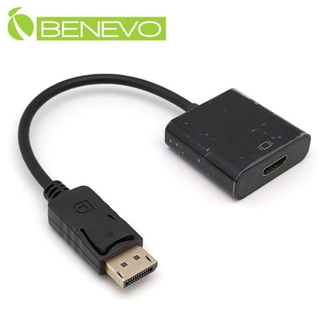 Benevo Displayport轉HDMI訊號轉換器 [BDP2HDMI(黑)]