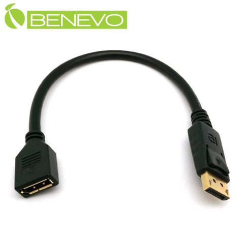 BENEVO 30cm Displayport 1.2版高畫質延長線 (BDP4001MF)