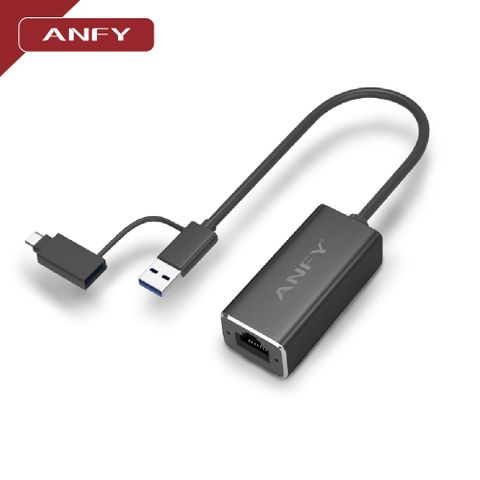 ANFY USB3.1轉RJ45 1000M轉接器