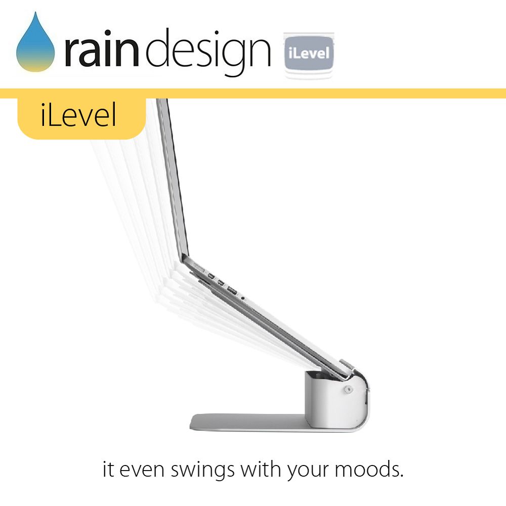 Rain Design iLevel 2 可調式鋁質筆電架 for MacBook