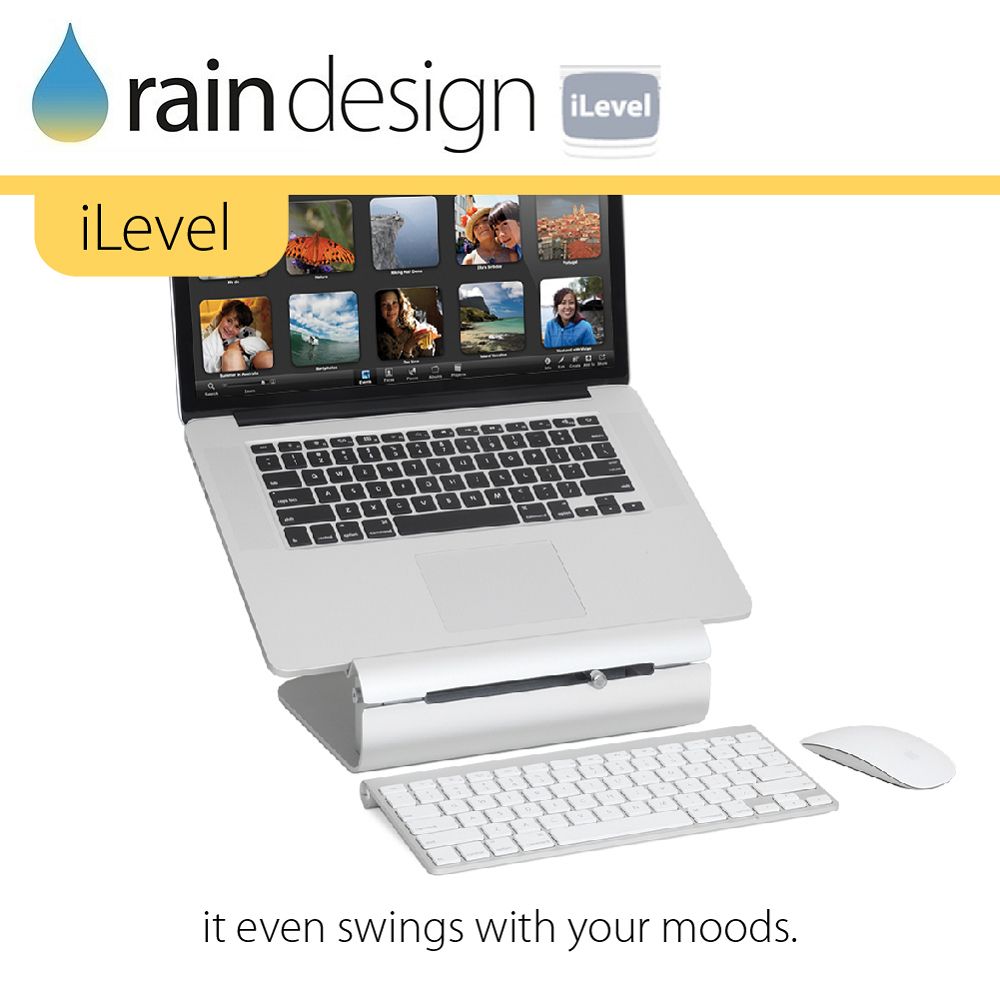 Rain Design iLevel 2 可調式鋁質筆電架 for MacBook