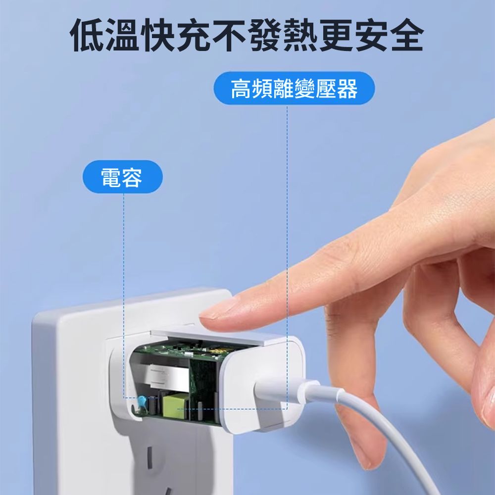 Mass iPhone15充電器 30W USB-C/Type-C 快充頭 充電頭 豆腐頭 (適用蘋果iPhone/iPad/安卓手機平板) 